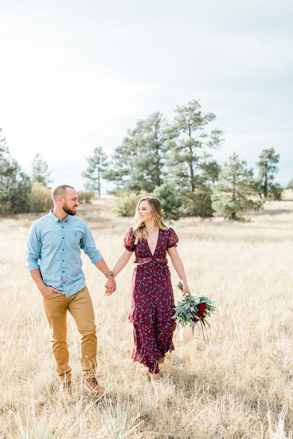 Fall Castlewood Canyon Engagement Session