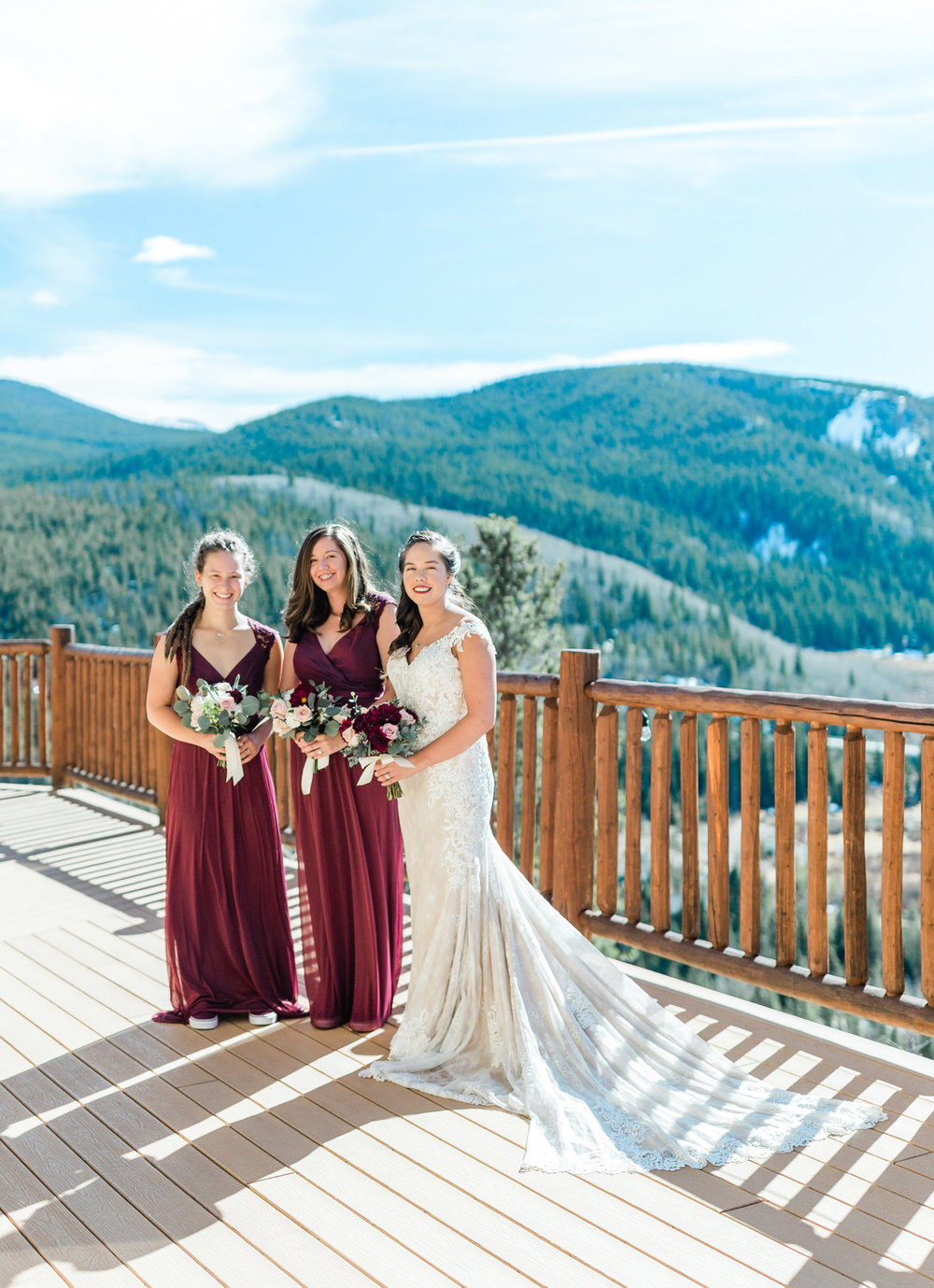 bridesmaids at The Lodge at Breckenridge Wedding